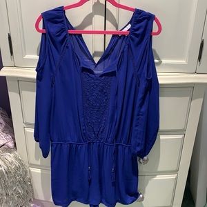 Royal Blue Romper